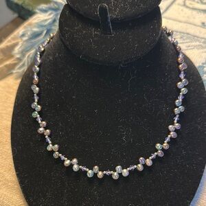 Elegant Multicolor Pearl Necklace